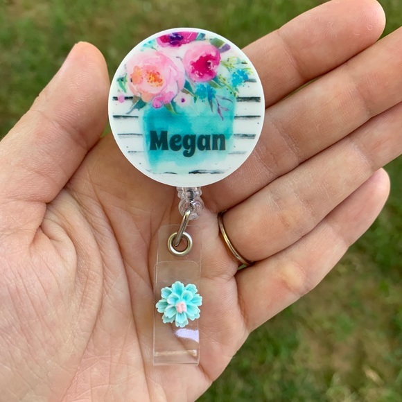 Megan Name Badge Holder - Picture 1 of 4